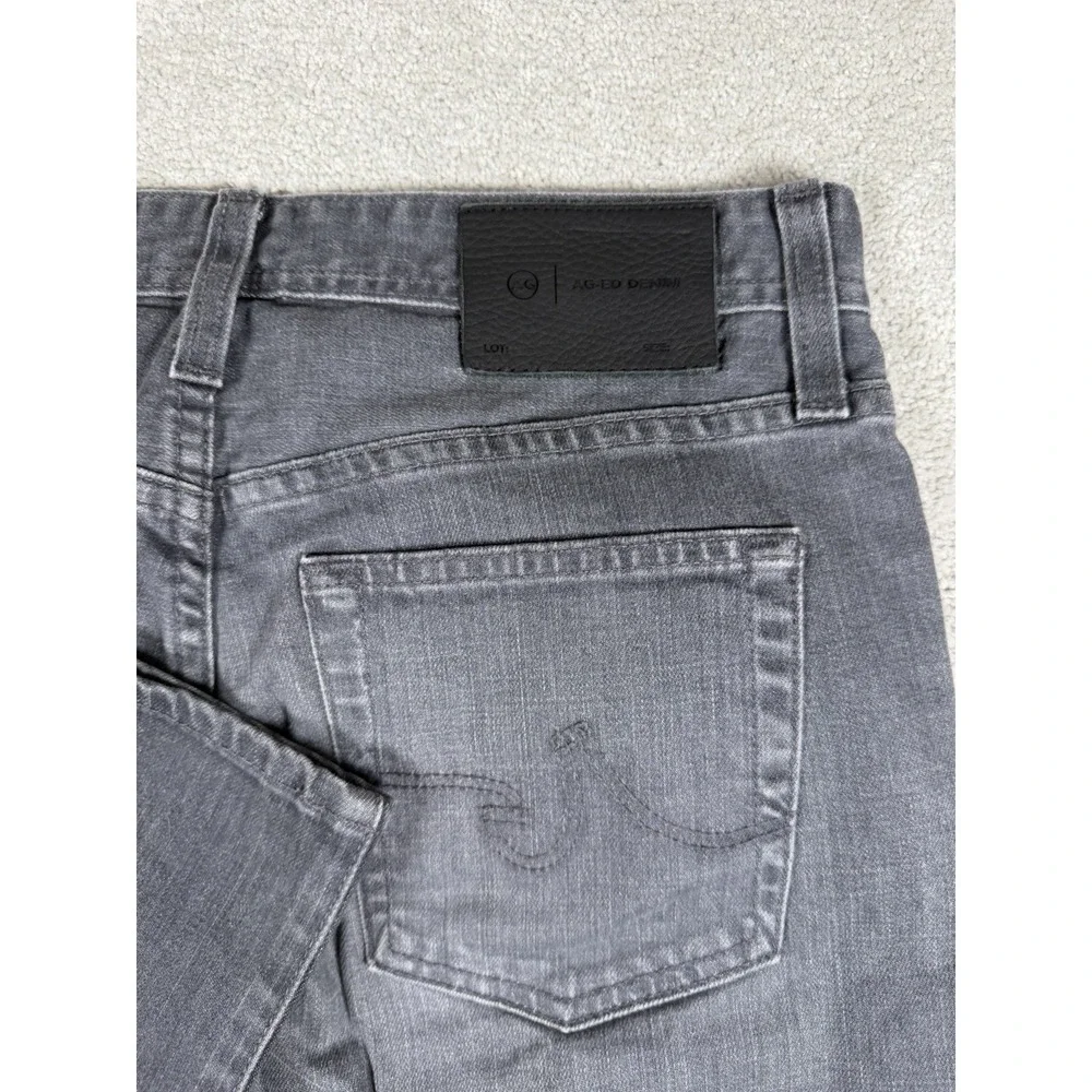 Adriano Goldschmied‎ Everett Jeans Mens 30x33 Slim Straight Gray AG-ed Faded